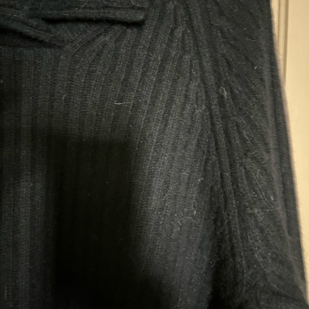 Black Lauren Wool Cashmere Sweater Sz. XL